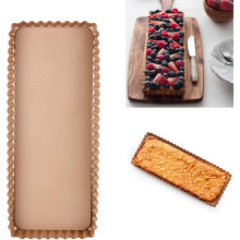 Professionelt designet nonstick-tærteform, aftagelig bund for nem frigørelse og rengøring, perfekt til alsidig bagning, herunder cheesecakes,
