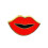Broche à lèvres tendance en forme de bouche en émail-Style 2 1