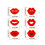 Broche à lèvres tendance en forme de bouche en émail-Style 2 3