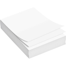 Karton najwyższej jakości, bezkwasowy, śnieżnobiały, dwustronny, gładki, 210 x 297 mm (8,27 x 11,69 cala), 100 arkuszy w opakowaniu