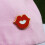 Broche en forme de bouche en émail, accessoire-Style 6 6