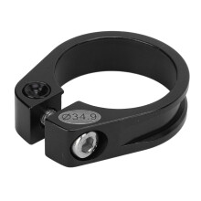 Langlebige Oberfläche, Mountainbike-Kompatibilität, Fahrradsattelstützenklemme mit Schnellspannmechanismus, Konstruktion aus Aluminiumlegierung