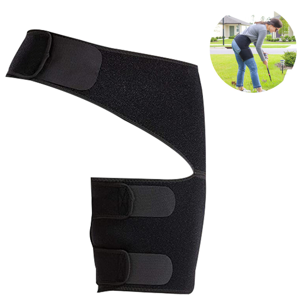 Effective Sacroiliac Joint Support, Adjustable Hip Brace for Men & Women, Breathable Neoprene Compression Wrap for Sciatica Pain Relief and Injury