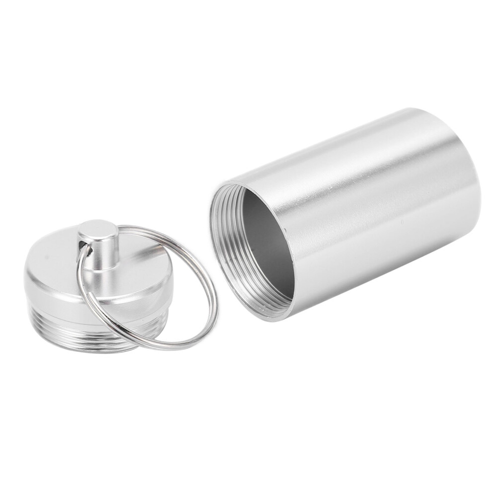 Stylish Keychain Pill Case, Waterproof Bottle for Outdoor Activities, Useful and Cute Shape, Ideal for Emergency Pills, Vitamins, and Small First Aid