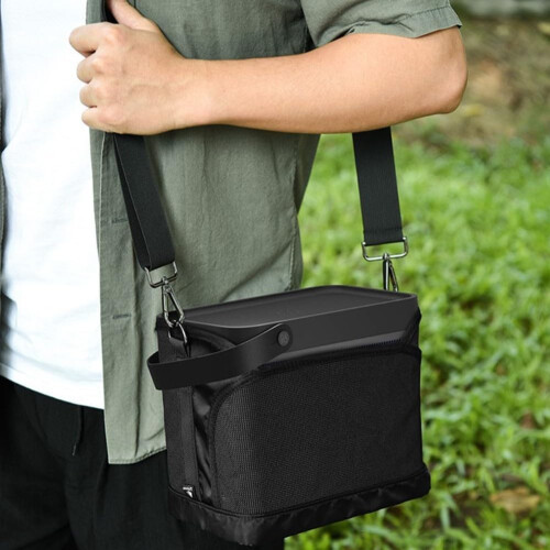 Speaker Carrying Bag for Portable Bluetooth Speakers, Waterproof Material, Adjustable Strap, Fits Most Models 2