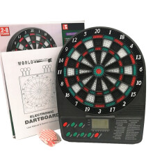 Automatisches Dartspiel mit Punkteanzeige, Sprach- und Soundeffekten, benutzerfreundlichem Design, Auffangring für verfehlte Darts, LED-Anzeige,