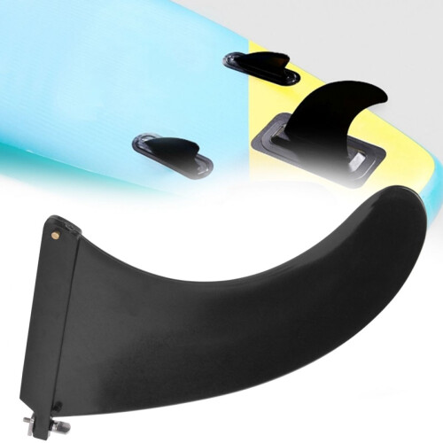 Authentic Paddle Board Main Fin with Quick Clip System, Fits All Explorer Models, Enhances Stability and Water Treading Performance