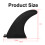 Authentic Paddle Board Main Fin with Quick Clip System, Fits All Explorer Models, Enhances Stability and Water Treading Performance 7