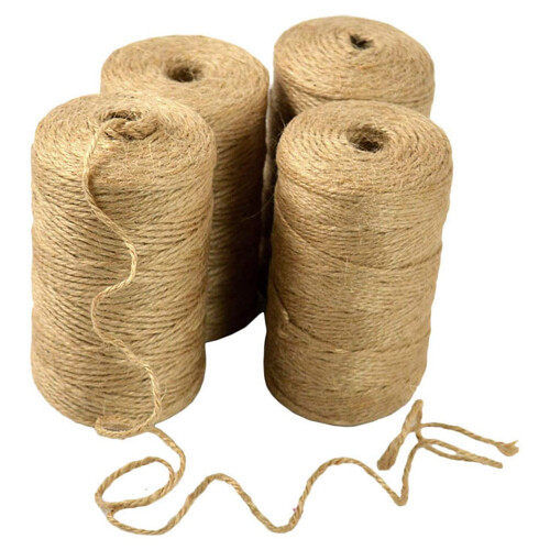 Rustic Charm Jute Twine, 100m Length, 2mm Thick, Durable String for Farmhouse Decor & Creative Packaging 1