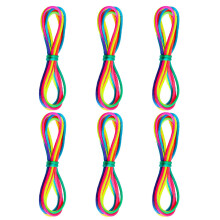 Conjunto de cordas para crianças, desenvolve a coordenação motora e a destreza em brincadeiras educativas. Corda retrô para os dedos aprimora a