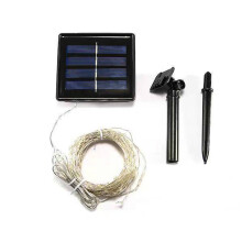 Outdoor Solar 50 LED String Lights 8 Modes on 16.4ft Flexible Copper Wire
