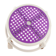 Lilas niedriger Rollhocker, Tragfähigkeit 120 kg, beweglicher Kunststoffsitz