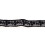 Gitarrengurt, schwarze Spitze, besticktes Muster, 9