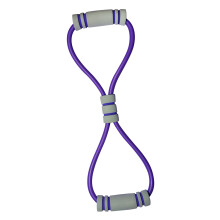 Abbildung 8 Fitness Widerstandsbänder 8-förmiges TPE/NBR Lila 12mm für das Training zu Hause