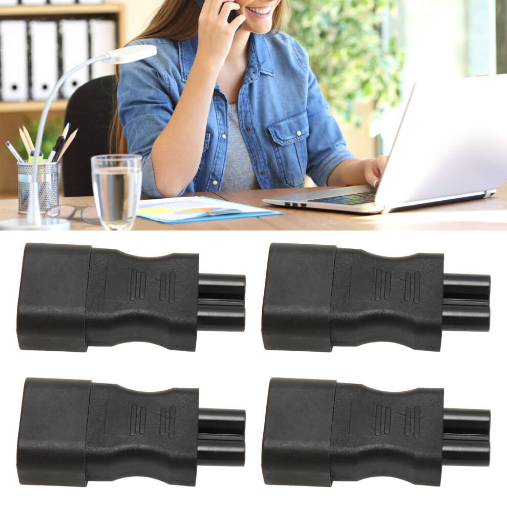 4Pcs Iec320 C14 To C5 Power Adapter Copper Pc Pdu Chassis 2500W 4951369140707