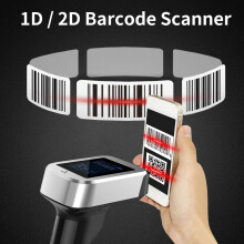 2D 1D QR-Barcode-Scanner mit Bildschirmanzeige mit