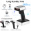 2D 1D QR-Barcode-Scanner mit Bildschirmanzeige mit 6