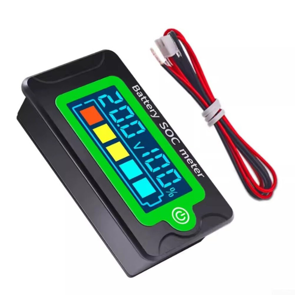 Battery Voltage Meter with Waterproof LCD Display for Accurate Capacity Testing and Monitoring Green-image-OPC-PP99CRJ-NEW