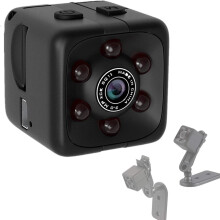 Adjustable Rotating Mini Camera, Micro SD Card Support For Indoor Home Security, Professional Surveillance Personal Safety Babysitting Pets