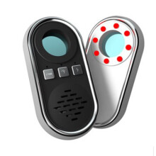 Detector de espionagem inovador, localizador de câmeras escondidas, quatro modos de detecção, mini lanterna LED e alarme de emergência pessoal,