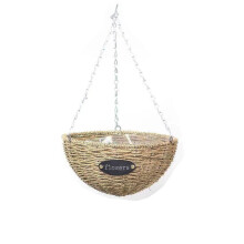 Seagrass & Metal Plant Holders Versatile Storage & Display Baskets Rustic Decorative Baskets Indoor Outdoor Hanging Planters Handmade Woven Planters W