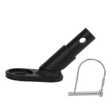 Universal Cycling Adapter Sturdy Material Easy Installation Bike Trailer Hitch Connector Steel Replacement Axle Adapter Safety Ensurance
