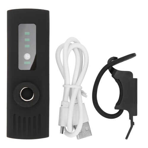 Farol de LED para bicicleta com sensor de luz ambiente e design compacto, fácil de instalar, à prova d'água, com excelente visibilidade lateral e