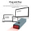 MJ-X8 16Mb 9.8x2.7x1.7cm Black Barcode Scanner 4