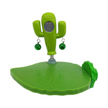 Bird Stands For Parrots Cactus Style Bird Stands Puzzle Enrichment Toys Interactive Leaves Shape Game Indoor Outdoor Use
