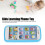 Kids Touch Screen Phone-Shaped Language Learning Toy, Blue 7