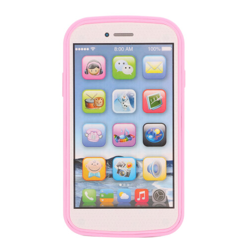 Kids Language Learning Phone Touch Screen Toy Pink Plastic Educational Machine 1
