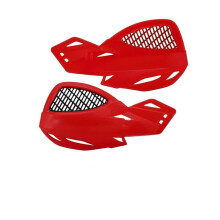 Universal Red Motorcycle Handguards for Street Triple 675 Riding Safety Waterproof Durable