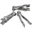 Versatile Stainless Steel Cake Decorating Tools, Portable DIY Baking Accessories For Creating Patterns On Cakes, Biscuits, And Chocolates, 3Pcs Set 1
