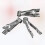 Versatile Stainless Steel Cake Decorating Tools, Portable DIY Baking Accessories For Creating Patterns On Cakes, Biscuits, And Chocolates, 3Pcs Set 7
