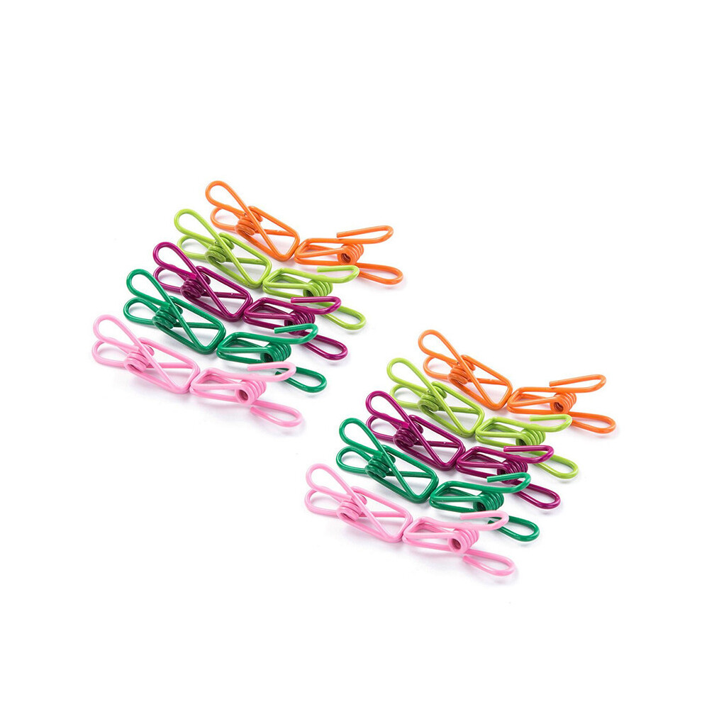 Non-Slip, Metal Clips With Vinyl Coating, Pvc-Coated Steel Utility Clip For Multi-Purpose, Magnetic, Thick, Super Sturdy For Sealing Food Bags Hanging 9399812500640