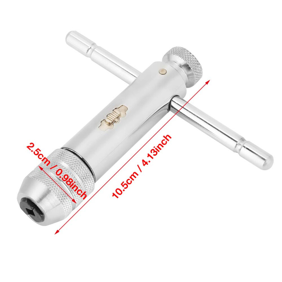 High-Quality T-Ratchet Screwdriver Set, Adjustable Tap Wrench, 3-Position Gear For Enhanced Ratcheting, Sliding Handle Rod For Improved Leverage In 9169997983428