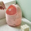 Mini Kunststoff-Desktop-Mülleimer mit Deckel – Pink, Einfaches Aufbewahren, 0,5L 6