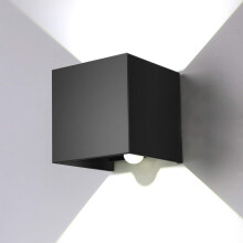 Alumínium fali lámpa, vízálló IP65 hideg fehér COB LED chip, könnyen telepíthető, akár 8000 órás élettartam erkélyre, folyosóra,