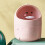 Mini Kunststoff-Desktop-Mülleimer mit Deckel – Pink, Einfaches Aufbewahren, 0,5L 3