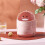 Mini Kunststoff-Desktop-Mülleimer mit Deckel – Pink, Einfaches Aufbewahren, 0,5L 10