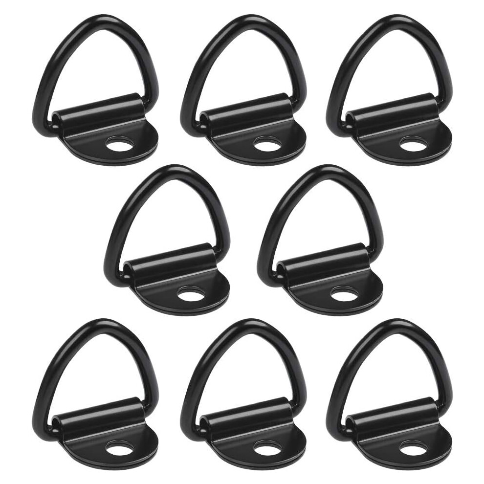 Solid Steel Construction Cargo Tie Down Anchors, Anti Corrosion Coating Ensures Longevity, Wall Hooks For Outdoor Use 9423501059666