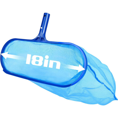 Durable Mesh Net, Lightweight Frame For Easy Handling, Pool Maintenance Solution, Efficient Leaf And Debris Collection, Curved Edge Prevents Damage,