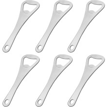 Zuverlässige Flaschenöffner aus Edelstahl, einfach zu bedienende Trinkgefäß-Werkzeuge für Zuhause und Bar (6er-Pack)