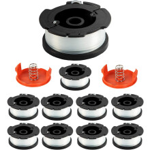 Sfoară de tuns iarba profesională pentru trimmere Black N Decker, filament rezistent la abraziune cu alimentare centrifugă forțată, bobină de
