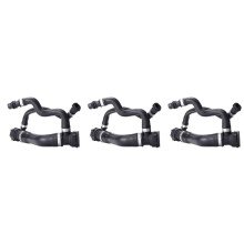 3X Radiator Cooling Upper Hose Rubber 17127546064 for E60 E61 5 Series 525I 528I 530I