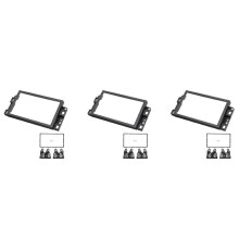 3X 2Din Car Radio Fascia CD DVD Audio Dashboard Panel Frame for  Captiva / Lova / Gentra / AVEO