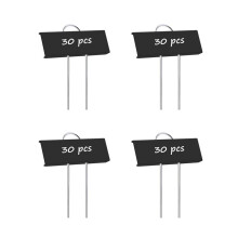 120 Pcs Metal Plant Labels  Garden Markers Reusable Nursery Tags for Vegetables Herb Flower Greenhouse Black