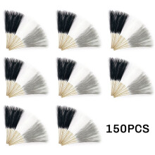 150PCS Faux Grass Decor 55cm Tall Artificial Grass Pompous Floral Fake Plants Floor Vase Filler for Decorations