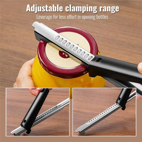 Adjustable Can Opener, Adjustable Multifunctional Can Opener Jar Lid Clip, Kitchen Canning Tool 1