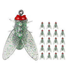 Green Bionic Fly Fishing Bait, Lure Bionic Fly Fishing Bait with Insect Lure